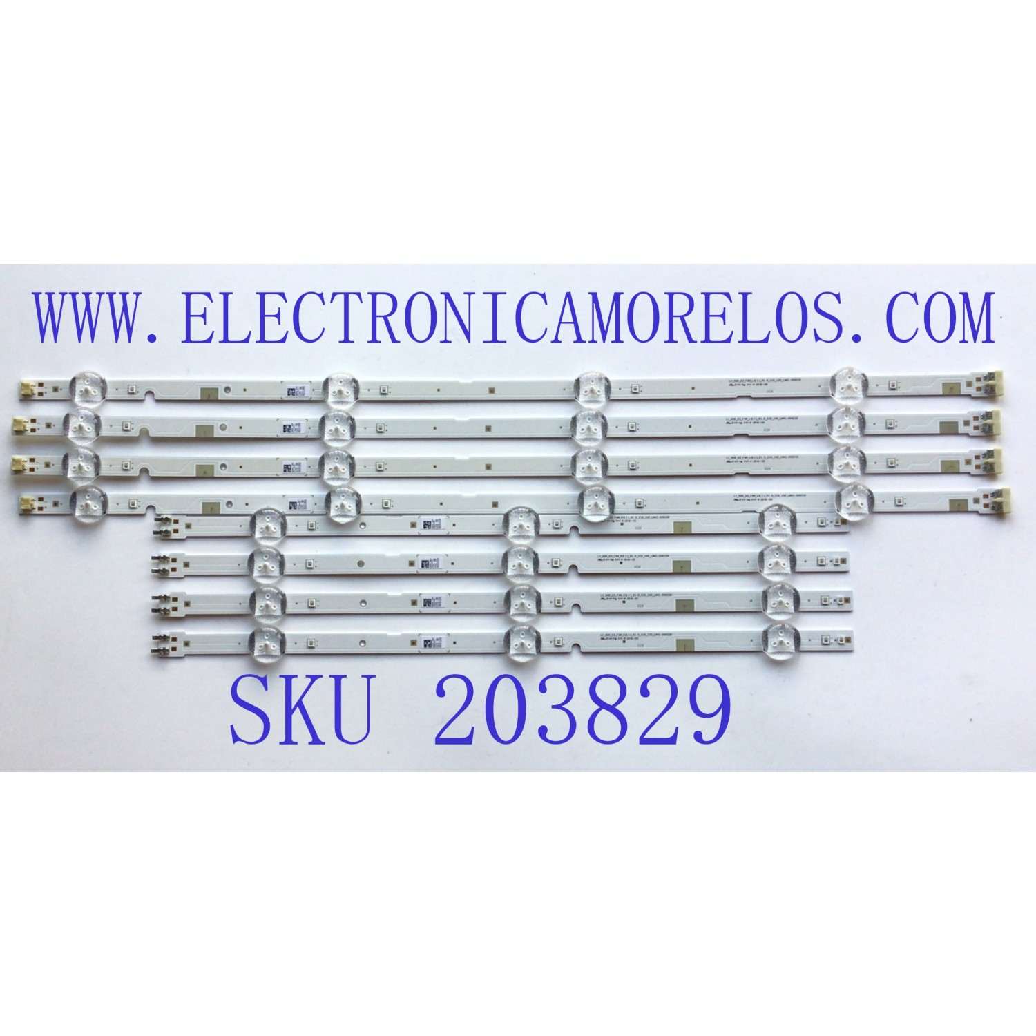 KIT DE LES PARA TV SAMSUNG (8 PZ) / NUMERO DE PARTE 46570A / 46571A / LM41-00623D / L1_N5K_D3_FAM_R2(1)_R1.0:SID_100_LM41-00623D / L1_N5K_D3_FAM_L4(1)_R1.0_SID_100_LM41-00621D / PANEL CY-JN043BGEV3H / MODELO HG43NJ477MFXZA BA01